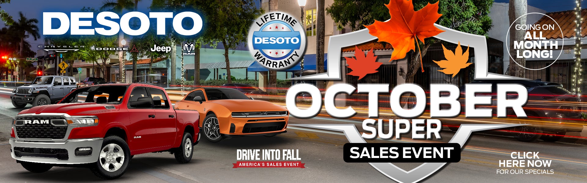 OCTOBER SUPER SALES EVENT